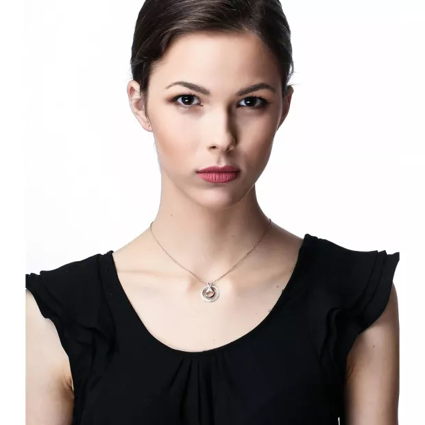 Orphelia Azalea Silver Chain With Pendant ZH-7095/1