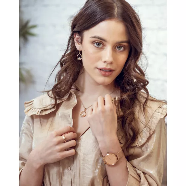 Orphelia Baptiste Silver Chain With Pendant ZH-7507/RG