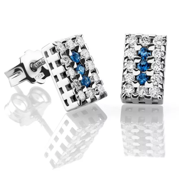 orphelia Beatrix White-gold 18k Stud Earrings OD-5139