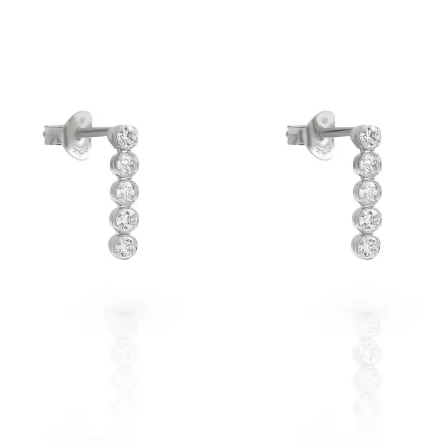 Orphelia Bling Sterling Silver Drop Earrings ZO-7547
