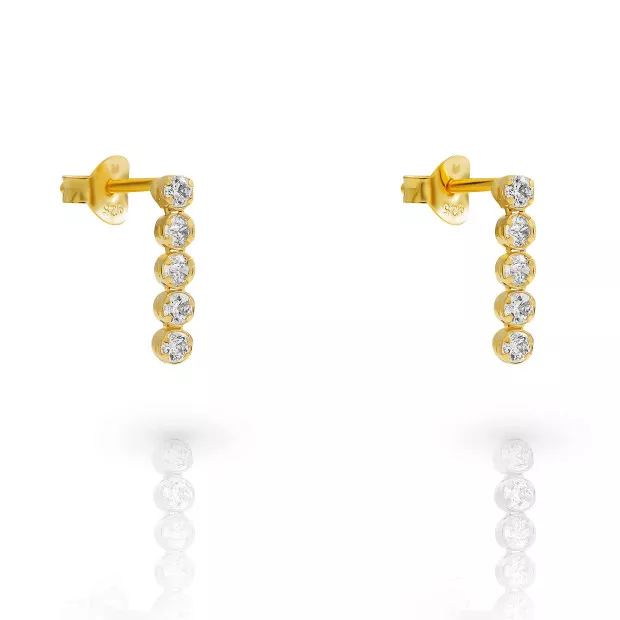 Orphelia Bling Sterling Silver Drop Earrings ZO-7547/G