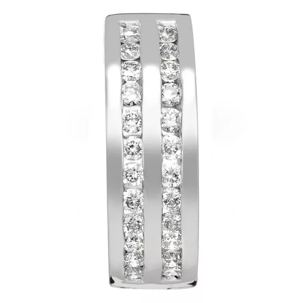 Orphelia Cecily White-gold 18k Hoop Earrings OD-5288