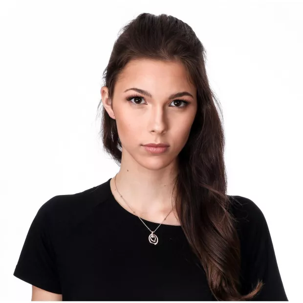 Orphelia Celine Silver Chain With Pendant ZH-7114/RG
