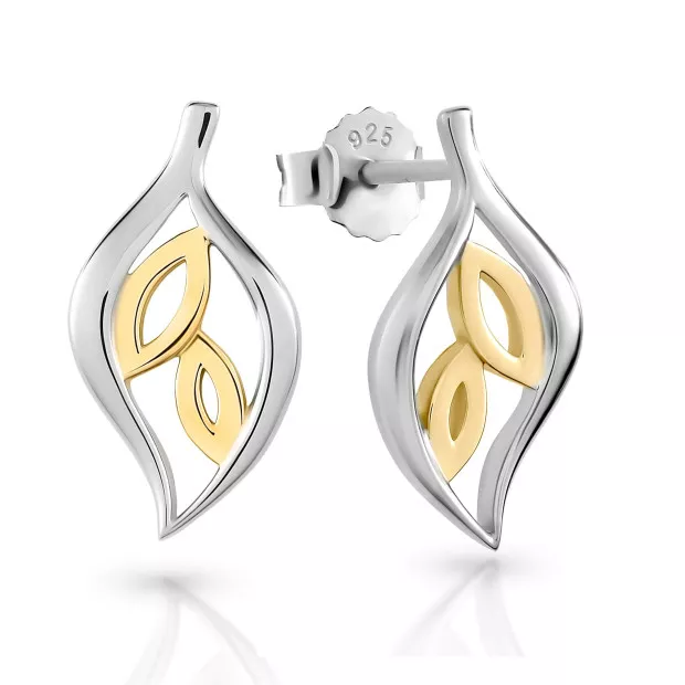 Orphelia Charlotte Silver Set: Chain-pendant + Earrings SET-7523