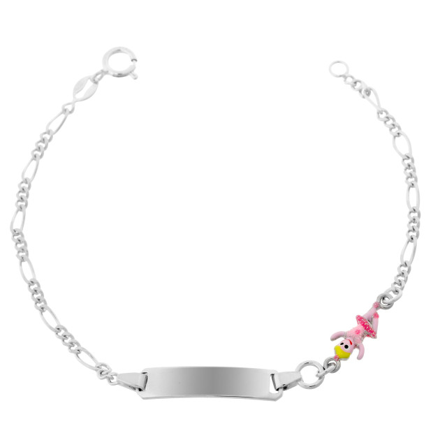 Orphelia Child's Silver Set: Bracelet + Earrings SET-7137