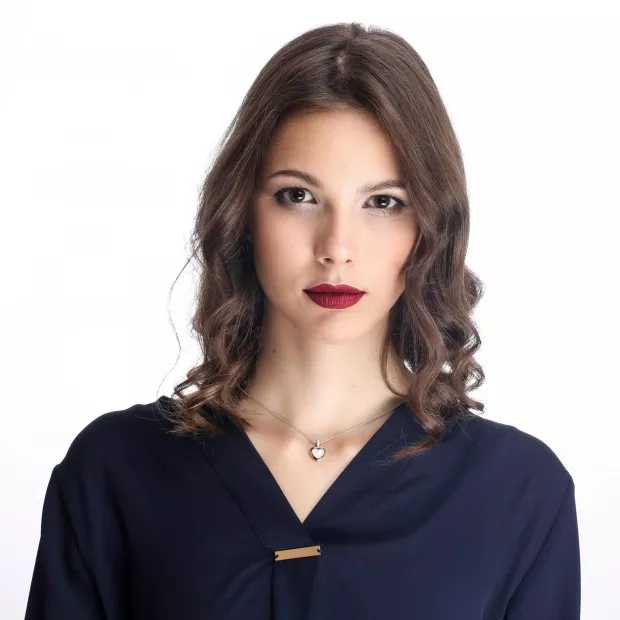 Orphelia Debby Silver Chain With Pendant ZH-7289/RG