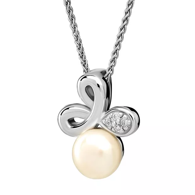 orphelia Elisabeth Silver Chain With Pendant ZH-7511