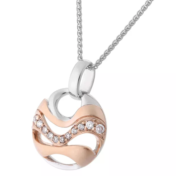 orphelia Elvina Silver Chain With Pendant ZH-7085/1