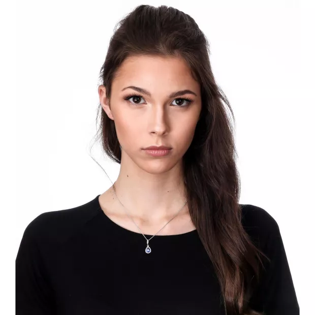 Orphelia Enora Silver Chain With Pendant ZH-7226/BT/1