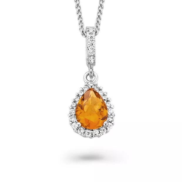 orphelia Enora Silver Chain With Pendant ZH-7226/CI/1