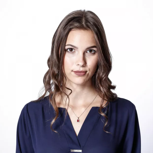 Orphelia Enora Silver Chain With Pendant ZH-7425/RU