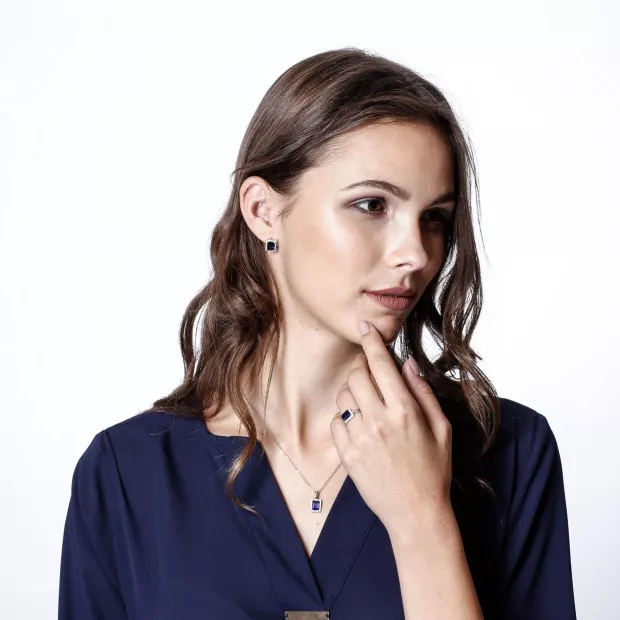 Orphelia Enora Silver Chain With Pendant ZH-7425/SA