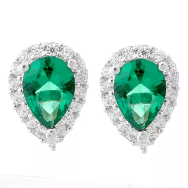 Orphelia Enora Sterling Silver Stud Earrings ZO-7226/EM