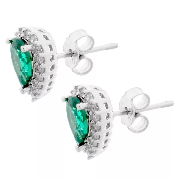 Orphelia Enora Sterling Silver Stud Earrings ZO-7226/EM