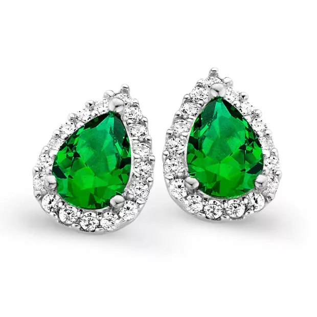 orphelia Enora Sterling Silver Stud Earrings ZO-7226/EM