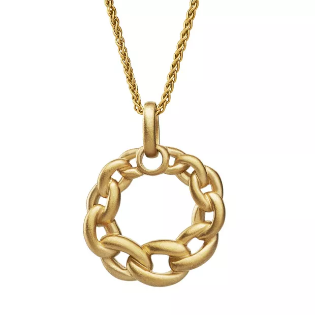 orphelia Estelle Silver Chain With Pendant ZH-7516/G