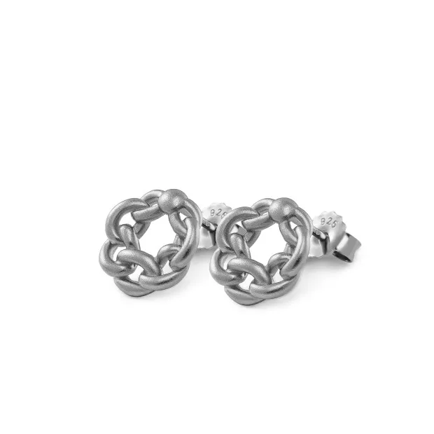 Orphelia Estelle Silver Set: Chain-pendant + Earrings SET-7516