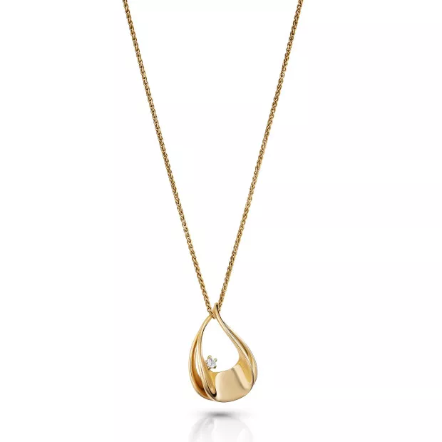 Orphelia Etoile Silver Set: Chain-pendant + Earrings SET-7524/G