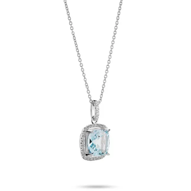 Orphelia Euphelia White-gold 18k Pendant With Chain KD-2041