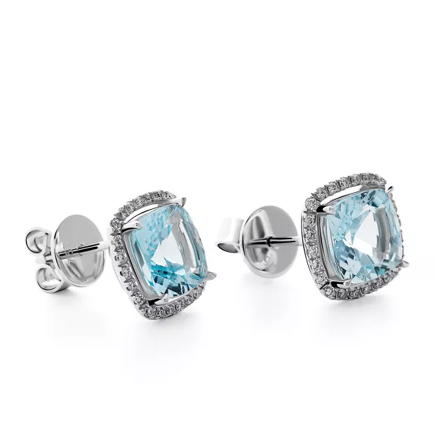 Orphelia Euphelia White-gold 18k Stud Earrings OD-5339
