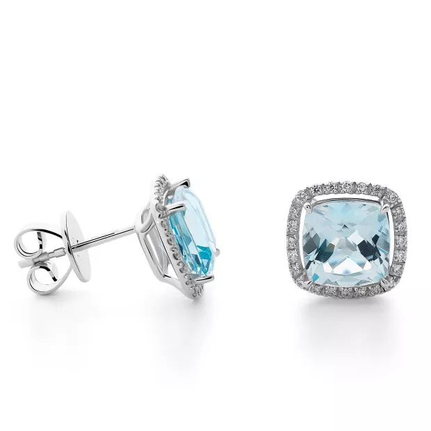 orphelia Euphelia White-gold 18k Stud Earrings OD-5339