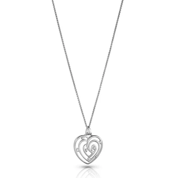 Orphelia Euphoria Silver Chain With Pendant ZH-7522
