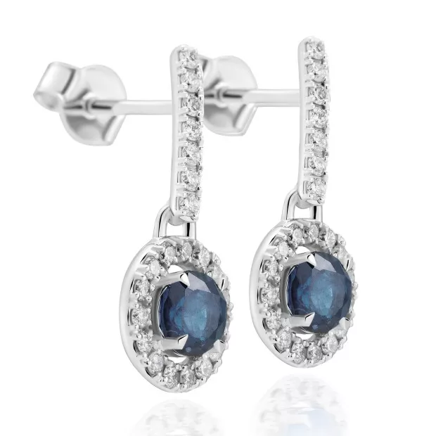 Orphelia Evina White-gold 18k Drop Earrings OD-5332/SA
