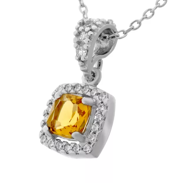Orphelia Faustine Silver Chain With Pendant ZH-7199/CH