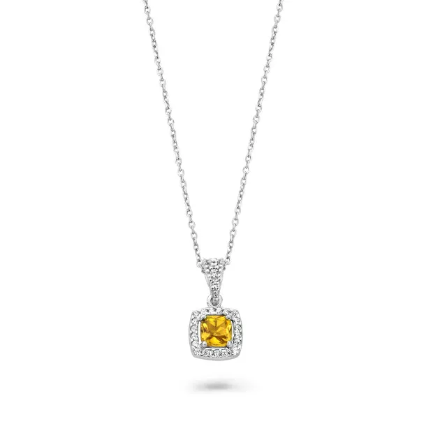 Orphelia Faustine Silver Chain With Pendant ZH-7199/CH