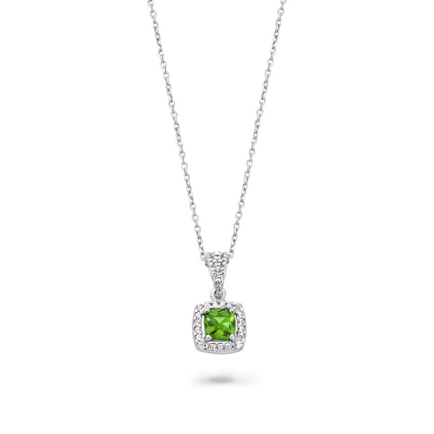 Orphelia Faustine Silver Chain With Pendant ZH-7199/GR