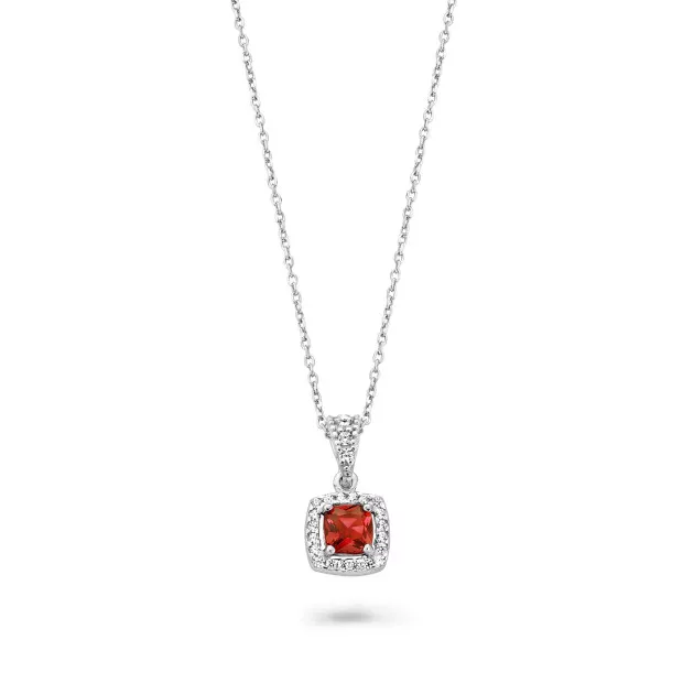 Orphelia Faustine Silver Chain With Pendant ZH-7199/RE