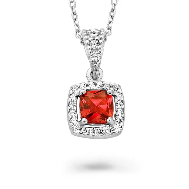 orphelia Faustine Silver Chain With Pendant ZH-7199/RE