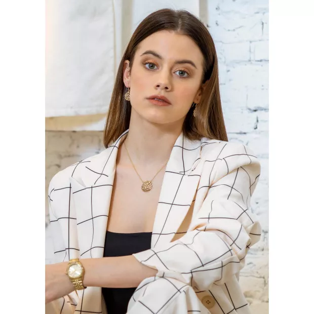 Orphelia Flavie Silver Chain With Pendant ZH-7502/G