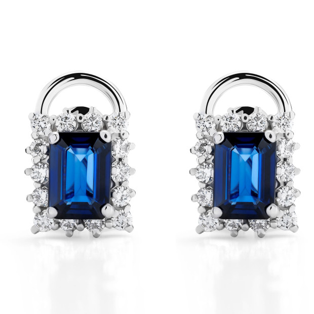 Orphelia Georgiana White-gold 18k Stud Earrings OD-5213
