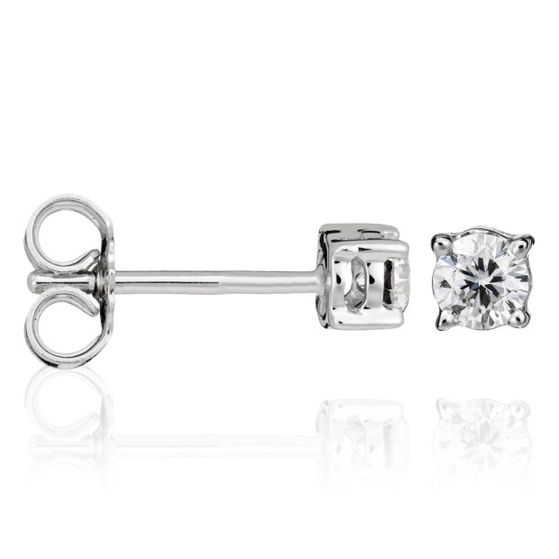 Orphelia Giannina White-gold 18k Stud Earrings OD-5294