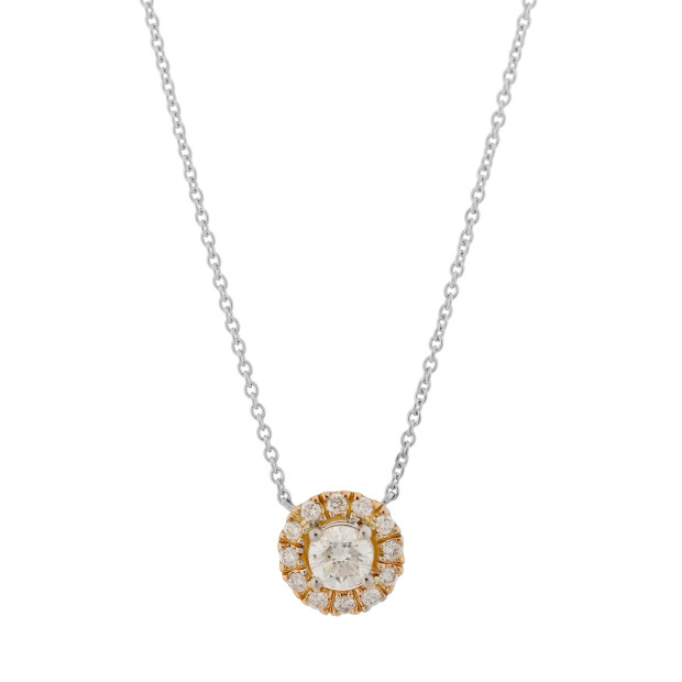 Orphelia Gilda Two-tone 18k Chain With Pendant KD-2029/1