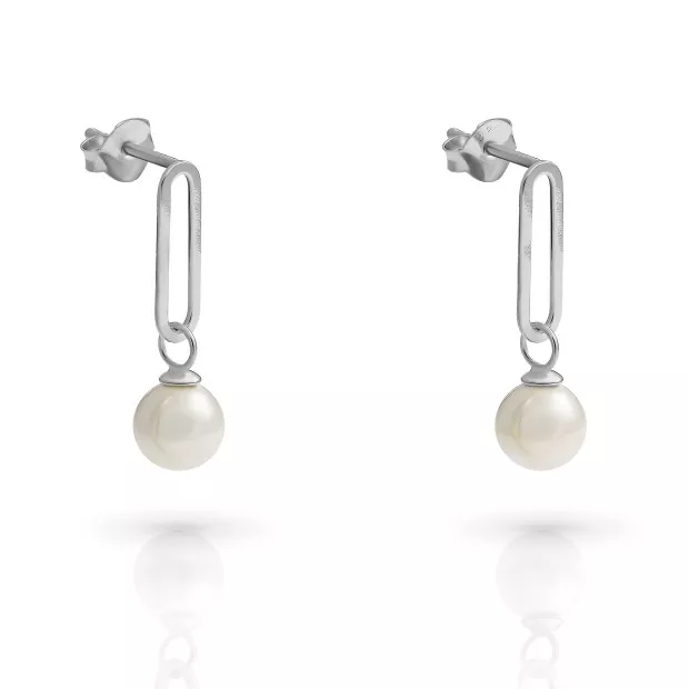 orphelia Grand Sterling Silver Drop Earrings ZO-7558