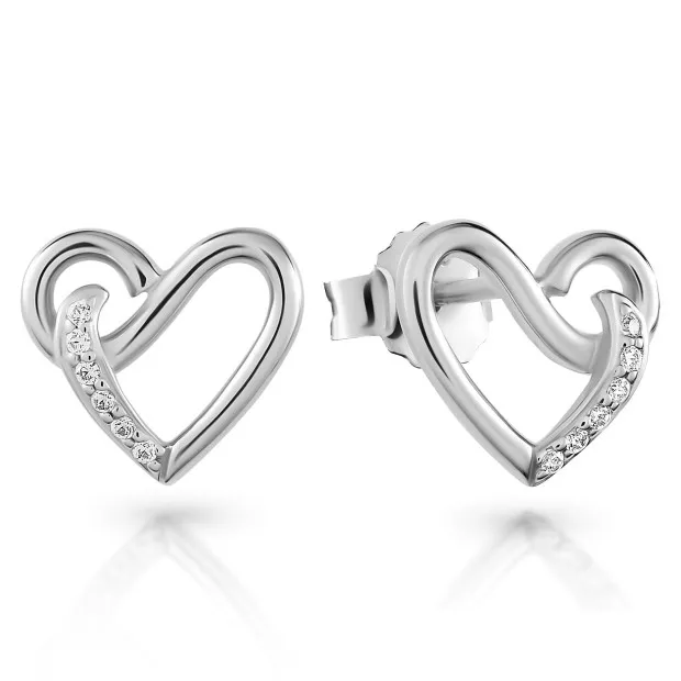 Orphelia Ida Silver Set: Chain-pendant + Earrings SET-7521