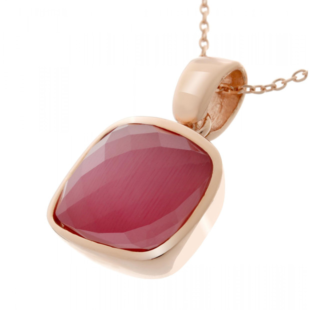 Orphelia Isabella Silver Chain With Pendant ZH-7198/PI