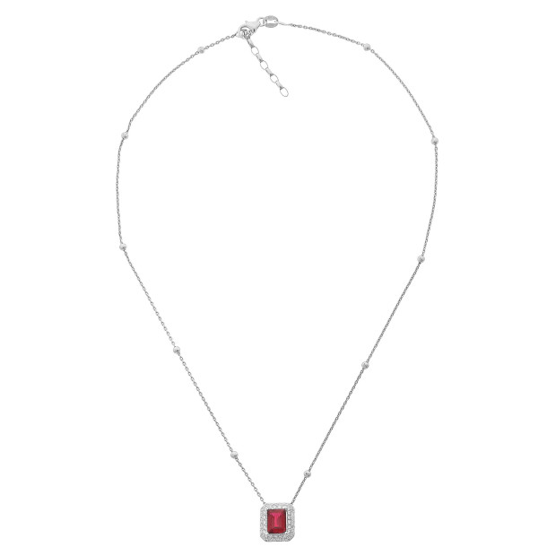 Orphelia Jackie Silver Chain With Pendant ZH-7237/RU