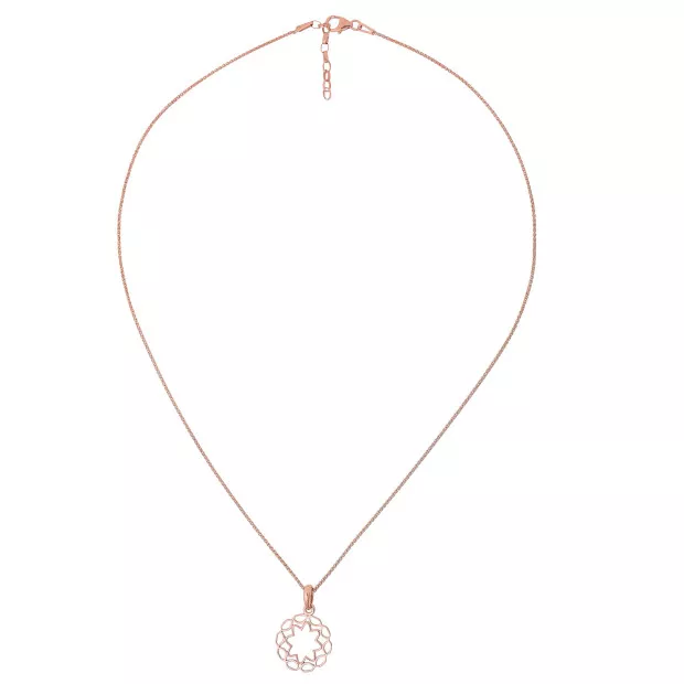 Orphelia Jasmine Silver Chain With Pendant ZH-7076/1