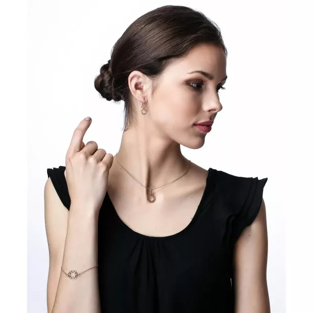 Orphelia Jasmine Silver Chain With Pendant ZH-7076/1