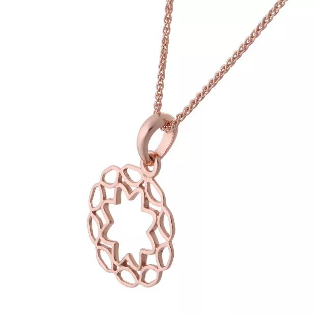 orphelia Jasmine Silver Chain With Pendant ZH-7076/1