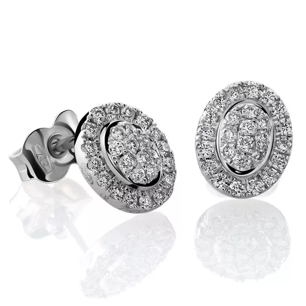Orphelia Kamilla White-gold 18k Stud Earrings OD-5320