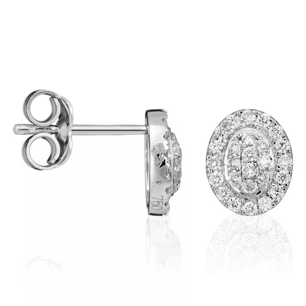 Orphelia Kamilla White-gold 18k Stud Earrings OD-5320