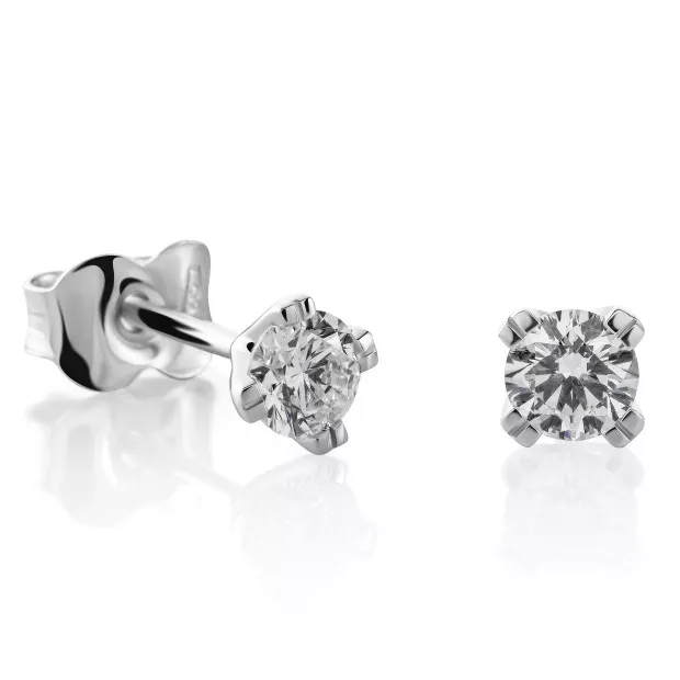 Orphelia Karlien White-gold 18k Stud Earrings OD-5325