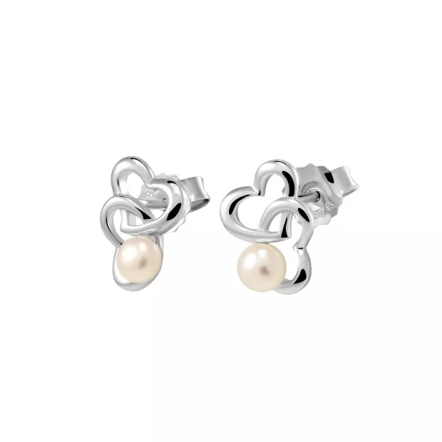 Orphelia Lili Silver Set: Chain-pendant + Earrings SET-7513