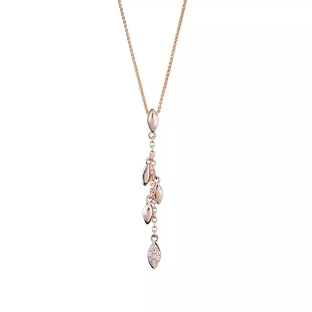 orphelia Loana Sterling Silver Chain with Pendant ZH-7505/RG