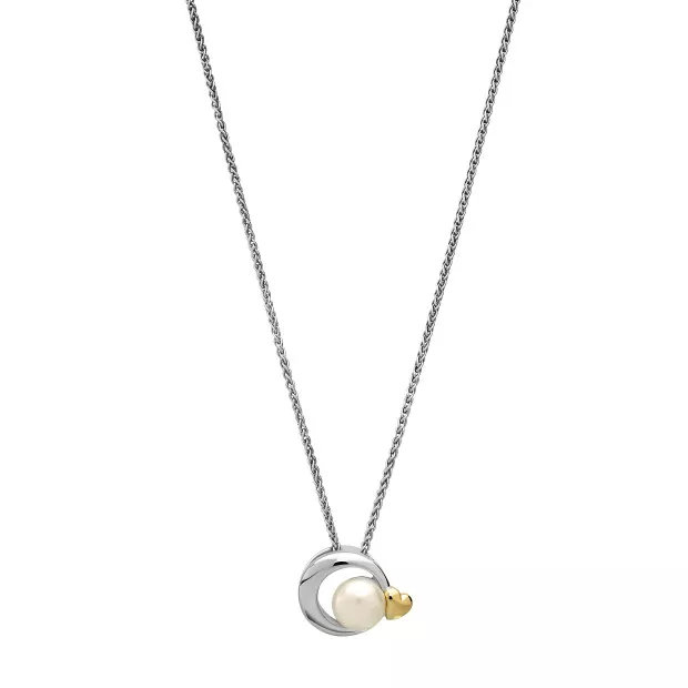 Orphelia Mathilde Silver Set: Chain-pendant + Earrings SET-7510/G