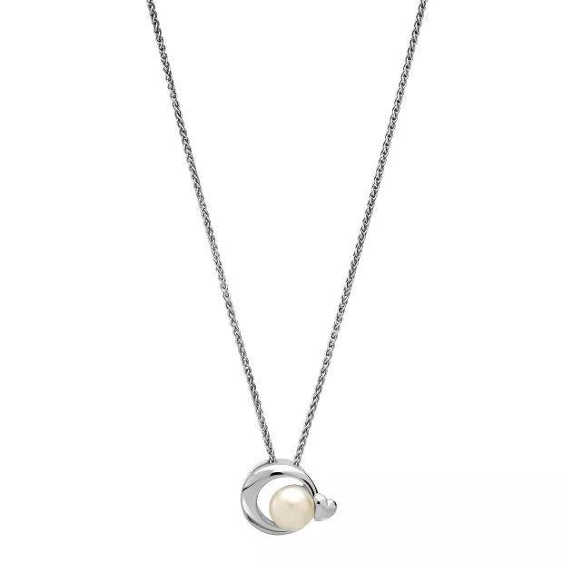 Orphelia Mathilde Silver Set: Chain-pendant + Earrings SET-7510